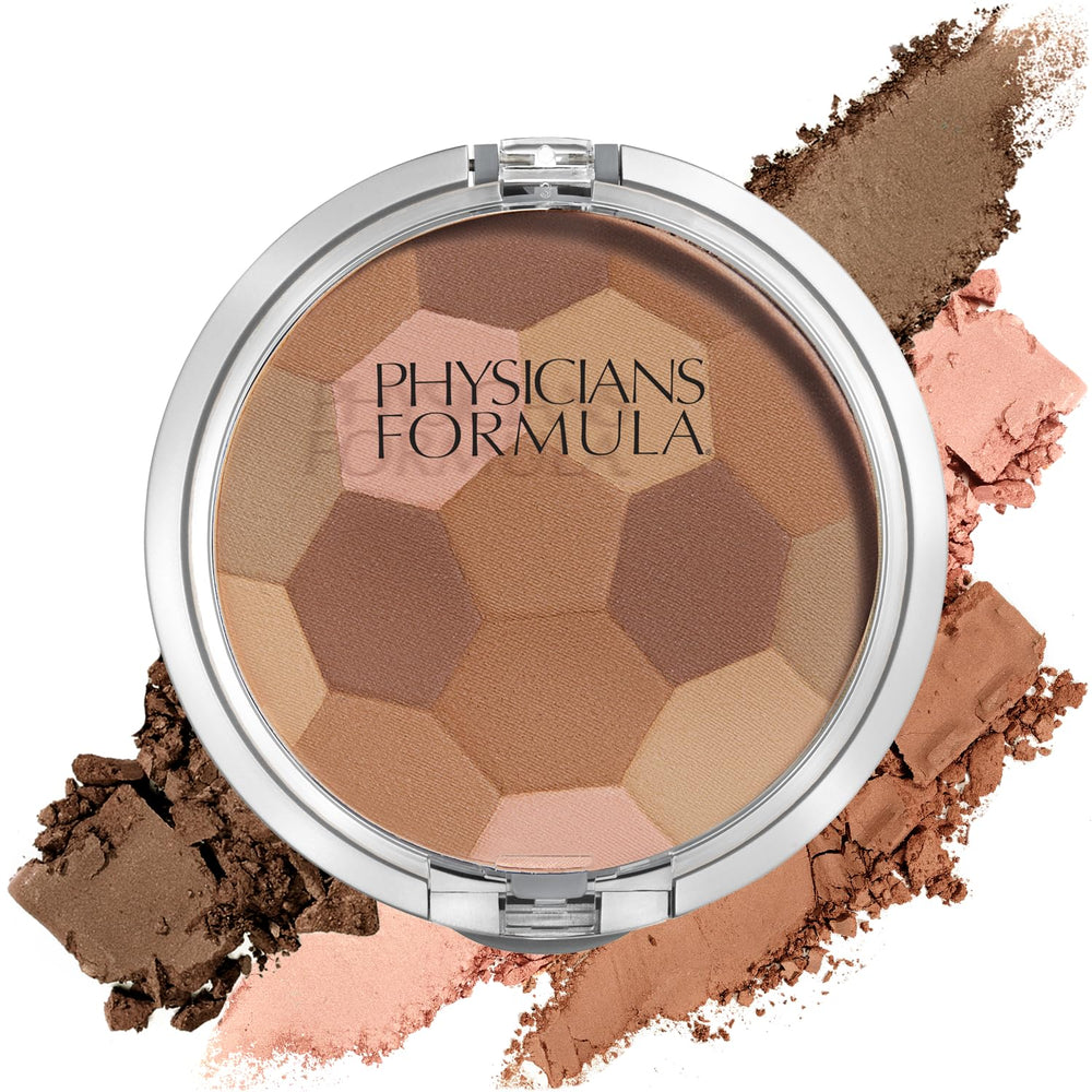 Physicians Formula Powder Palette Bronzer compact with built-in mirror for on-the-go touch-ups.