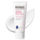 Physiogel redness-reducing-cream label closeup showing fragrance-free formula for sensitive skin