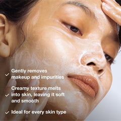 Phytomer Perfect Visage Gentle Cleansing Milk pump enables easy makeup removal on the go.