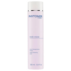 Phytomer Rosee Visage cleansing lotion bottle for gentle makeup removal.