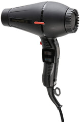 Pibbs Twin Turbo 3800 ionic ceramic technology close-up highlights healthier-looking shine potential.