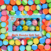 PickMora 60-pack bath bombs variety pack shows assorted colors for gift-ready spa moments