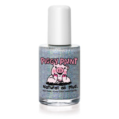 Piggy Paint Glitterbug bottle close-up shows kid-friendly sparkle and safe formula