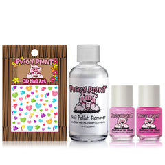 Piggy Paint water-based formula shown as odorless polish option.