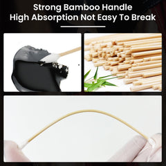PINGMIC absorbent swabs demonstrate strong absorption for oils and solvents.