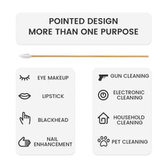 PINGMIC makeup and household use-case swabs for precise makeup touch-ups.