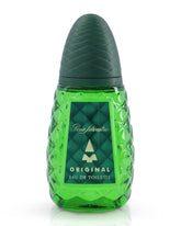 Pino Silvestre Original bottle-front conveys timeless masculine style for evening wear.