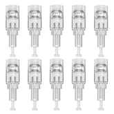 PIPM microneedling cartridges close-up showing 36-pin 0.25mm for at-home use