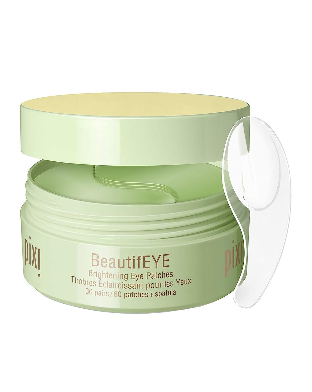 Pixi BeautifEYE hydrogel patches close-up for refreshing hydration.