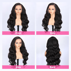 Pizazz Brazilian body wave virgin hair 24-inch texture with soft voluminous shine