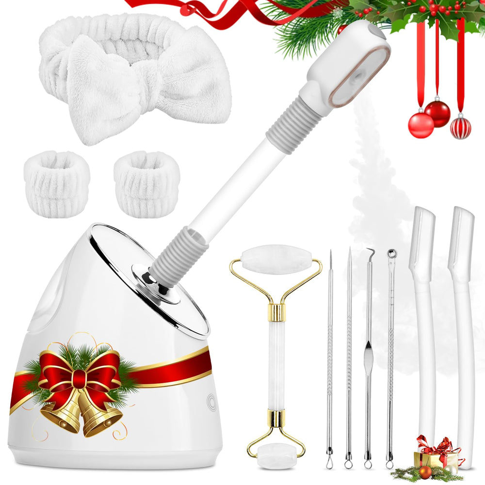 Pjordo facial steamer with nano ionic mist for deep hydration and pore cleansing.