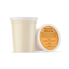 Mango Butter on skin care setup showing daily moisturizing use