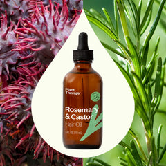 Plant Therapy rosemary-oil-drops-application demonstrates scalp massage for revitalized follicles.