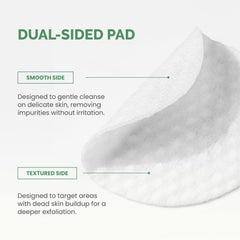 PLANTIFIQUE toner pads with tongs shown for hygienic, mess-free daily application.