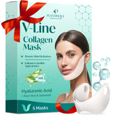 PLANTIFIQUE V-Line mask packaging showcases a soothing skincare ritual for daily use