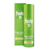 Plantur 39 Phyto-Caffeine Shampoo bottle close-up for color-safe care