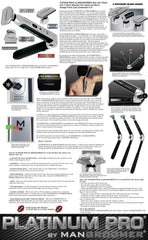 Platinum Pro MangROOMER Gen8 attachment heads for contour shaving
