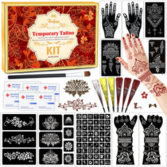 PllusJoys tattoo stencil kit 10 sheets for detailed DIY body art.