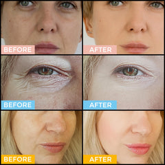 Plus1HEROLABS Retinol serum bottle showcases anti-aging, wrinkle-smoothing benefits.