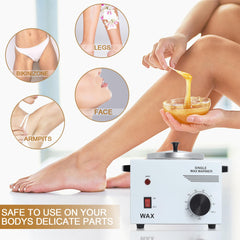 Podoy wax warmer 16oz capacity supports multiple waxing sessions