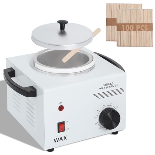 Podoy wax warmer with temperature control knob for precise melting