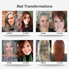POLAR HAIR CARE red coloring shampoo lather blooms into a rich red shade.