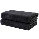 POLYTE professional quick dry towel folded on a salon table showing premium softness for fast hair drying