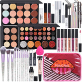 Pomcral makeup kit eyeshadow palette offers silky, blendable shades for everyday looks