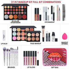 Pomcral makeup kit liquid shimmer eyeshadow delivers radiant dimension with long wear