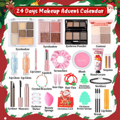 Ponhey Makeup Advent Calendar 2025 eyeshadow palette reveal for bold looks.