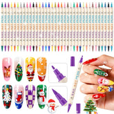 Ponhey nail art pens set packaging showcases organized kit for at-home manicures.