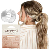 Pony Popper Clip para cola alta con volumen duradero para peinados pulidos