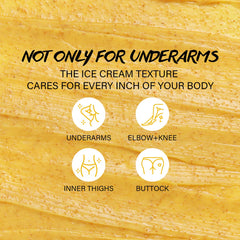 POP MODERN.C textured scrub close-up illustrates exfoliation for smoother elbows and knees