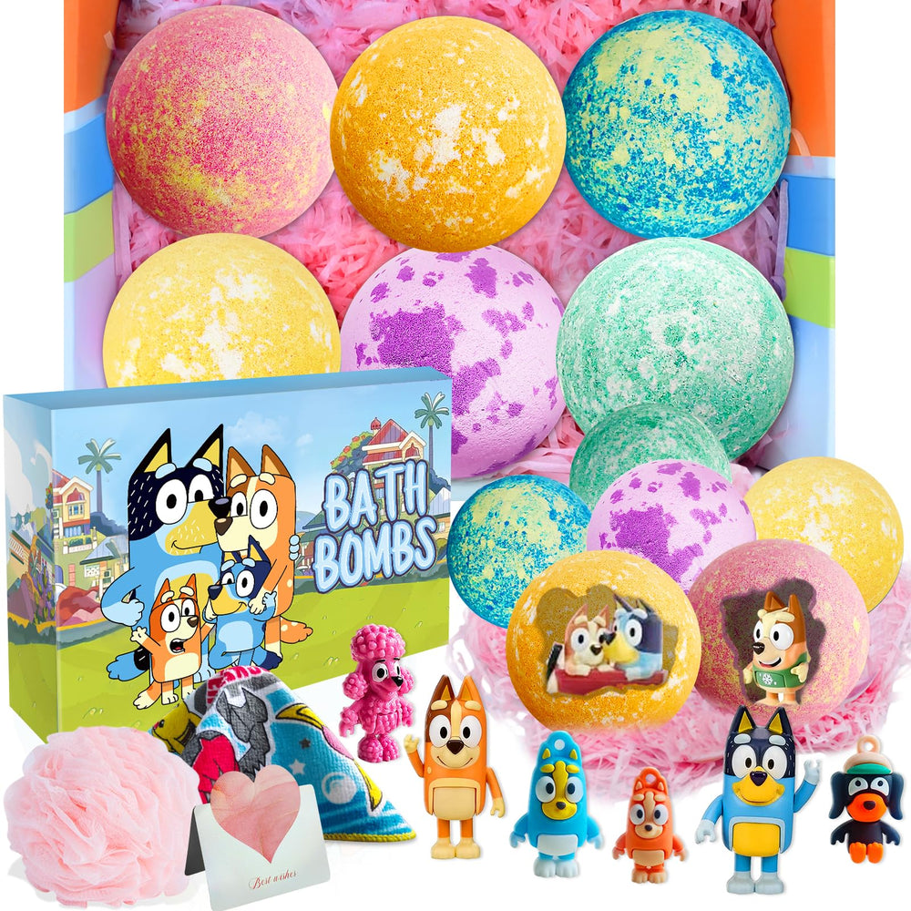POPBATH kids bath bombs with surprise inside in XXL size for playful bath time