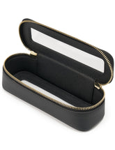 Popvibe makeup brush travel case clear panel for quick on-the-go access