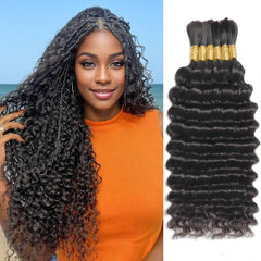 Popway braiding hair 150g six bundles pack shows rich volume for boho braids.