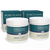 Porcelana Nighttime Hydration Cream tube closeup highlighting rich hydration for smoother skin