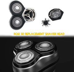 Poweka RQ12 compatibility close-up demonstrates fit with Philips RQ11 and RQ10.