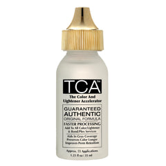 Powertools Original-Formula bottle pour speeds color processing with controlled application.