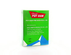 POY-SIAN Thai PIM-Saen balm oil roll-on packaging highlights heritage and convenience