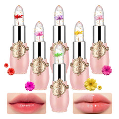 PPPanYiDi crystal flower jelly lipstick set packaging showcases gift-ready design.