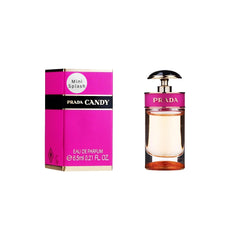 Prada Candy mini splash bottle, travel-friendly for quick touch-ups.