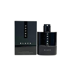 Prada Luna Rossa Black bottle shot highlighting the sleek masculine design for evening wear