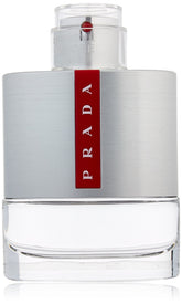 Prada Luna Rossa for Men bottle front for lasting confidence and fresh presence.