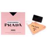 Prada Paradoxe Intense bottle closeup showing luxury floral notes and finish
