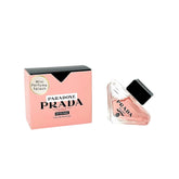 Prada Paradoxe Intense mini splash bottle, travel-friendly luxury in a compact size.