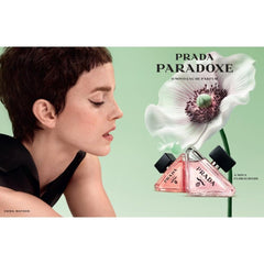 Prada Paradoxe Virtual Flower bottle cap close-up on premium packaging