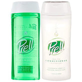 Prell 2-in-1 bottle classic clean demonstrates a quick, effective cleanse for busy mornings.