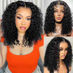PREMAY 14-inch deep wave bob wig with natural movement and fullness