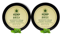 Premium Hemp Extract Daily Intensive Cream bottle—lightweight hydration for daily moisture